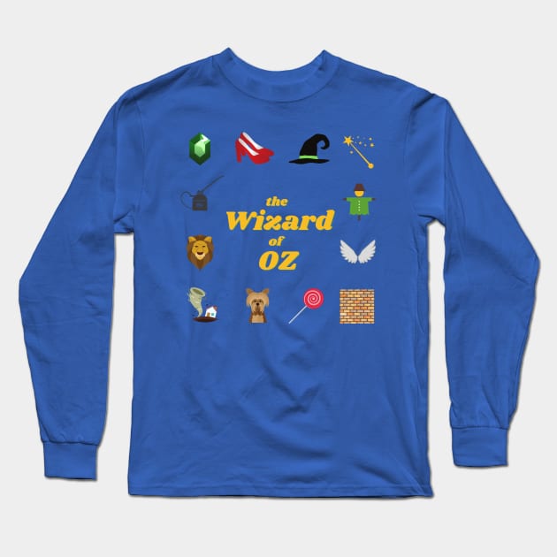 Wizard of OZ Long Sleeve T-Shirt by PorchProductions